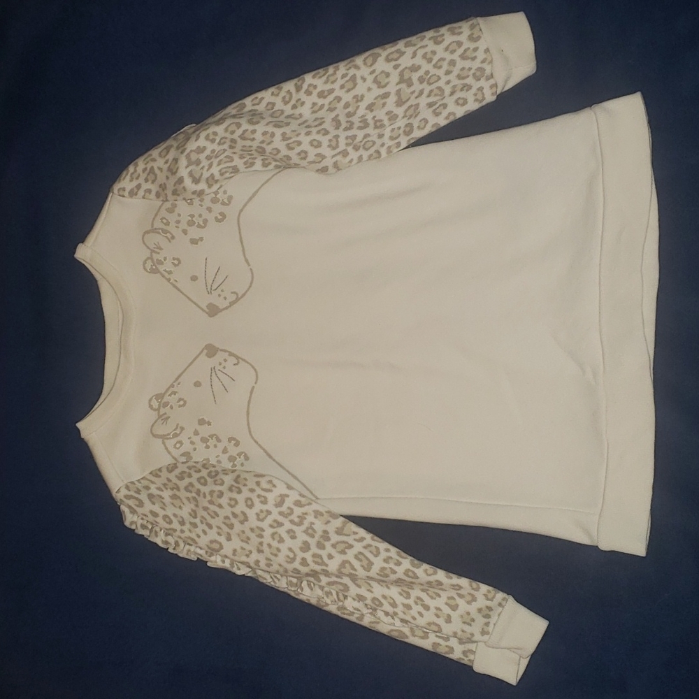Gap Leopard Sweatahirt Dress Size 5